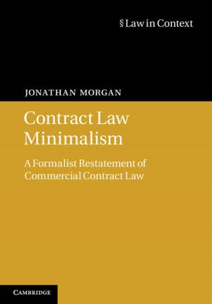 Cover of Contract Law Minimalism
