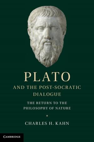 Book cover of Plato and the Post-Socratic Dialogue