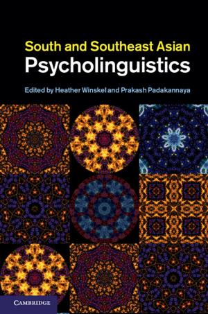 Cover of the book South and Southeast Asian Psycholinguistics by Justin Grimmer