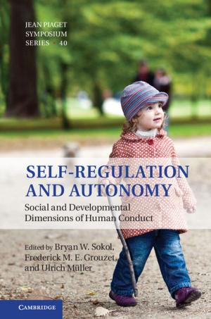 Cover of the book Self-Regulation and Autonomy by Katheryn M. Linduff, Yan Sun, Wei Cao, Yuanqing Liu