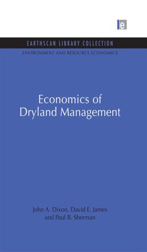Book cover of Economics of Dryland Management