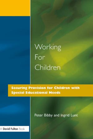 Cover of the book Working for Children by Johan Fornäs, Ulf Lindberg, Ove Sernhede