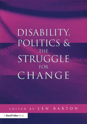 Cover of the book Disability, Politics and the Struggle for Change by Otto Jespersen