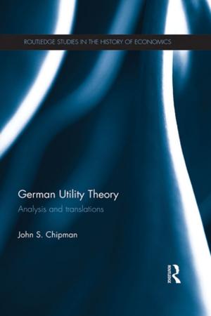 Book cover of German Utility Theory