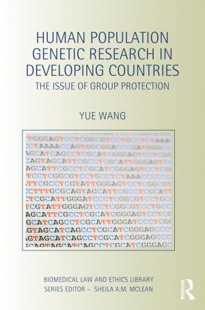 Cover of the book Human Population Genetic Research in Developing Countries by Janice H Schopler, Maeda J Galinsky