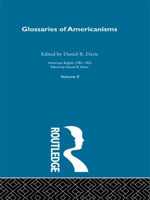 Cover of the book Glossaries Of Americanisms V by Susan M. Ruddick