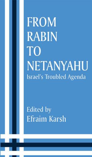 Cover of the book From Rabin to Netanyahu by Gino Eelen