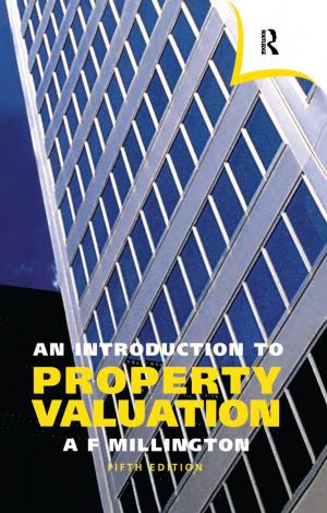 Cover of the book An Introduction to Property Valuation by Marciel Agop, Ioan Merches