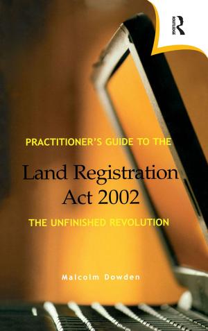 Cover of the book Practitioner's Guide to the Land Registration Act 2002 by Scott Pardo, Michael Pardo