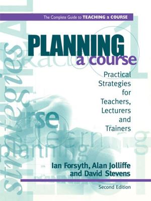 Book cover of Planning a Course