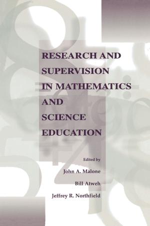 Cover of the book Research and Supervision in Mathematics and Science Education by Peter Conrad