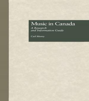Book cover of Music in Canada