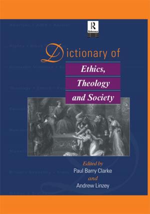 Book cover of Dictionary of Ethics, Theology and Society