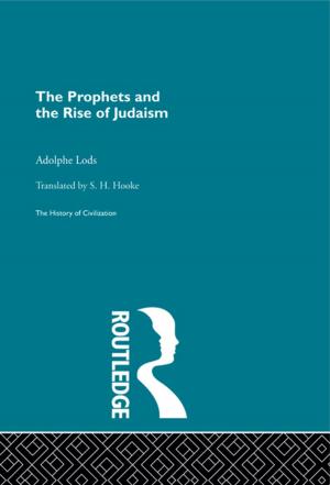 Cover of the book The Prophets and the Rise of Judaism by Inés Durán Matute