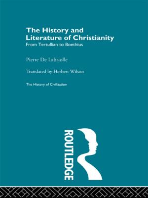 Cover of the book The History and Literature of Christianity by Paul B. Crook