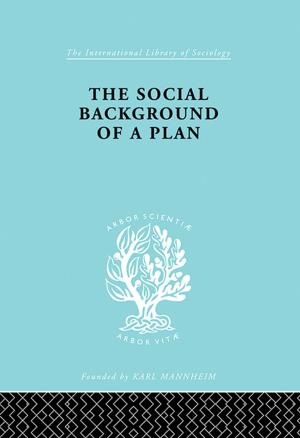 Cover of the book The Social Background of a Plan by Vladimir Kvint