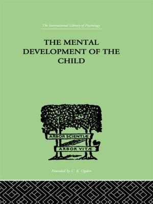 Book cover of The Mental Development of the Child