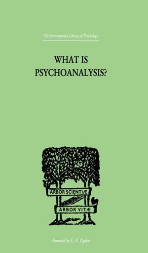 Cover of the book What Is Psychoanalysis? by John Brubacher