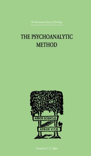 Cover of the book The Psychoanalytic Method by William A Kahn