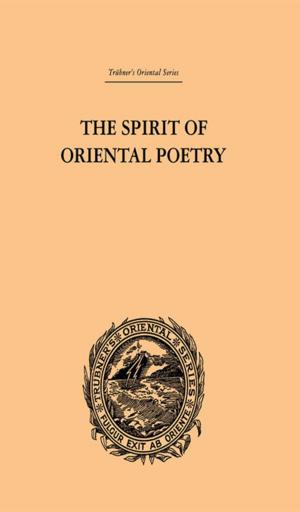 Cover of the book The Spirit of Oriental Poetry by Gabriele Geier