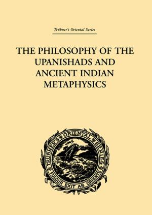 Book cover of The Philosophy of the Upanishads and Ancient Indian Metaphysics