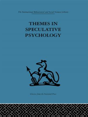 Cover of the book Themes in Speculative Psychology by Franz von Benda-Beckmann, Keebet von Benda-Beckmann