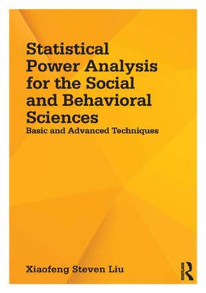 Cover of the book Statistical Power Analysis for the Social and Behavioral Sciences by Malcolm Skinner, David Redfern, Geoff Farmer