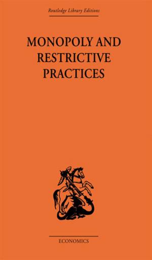 Book cover of Monopoly and Restrictive Practices