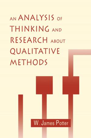 Cover of the book An Analysis of Thinking and Research About Qualitative Methods by Robert H. Scarlett, Lawrence E. Koslow, J.D., Ph.D.