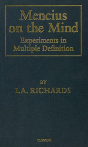 Cover of the book Mencius on the Mind by Richard A Tomlinson