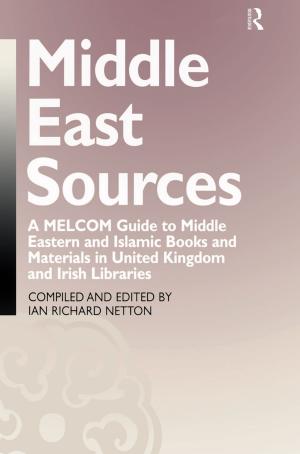 Cover of the book Middle East Sources by Geoffrey Pridham, Tatu Vanhanen