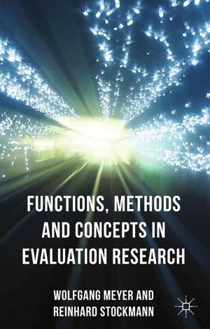 Cover of the book Functions, Methods and Concepts in Evaluation Research by J. Ahearne