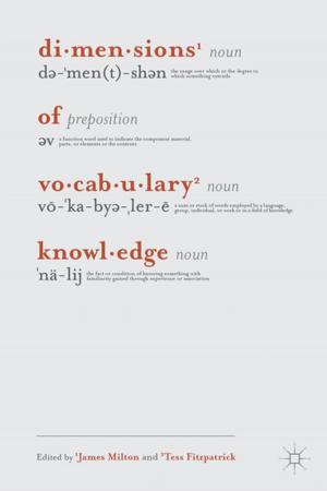 Cover of the book Dimensions of Vocabulary Knowledge by 