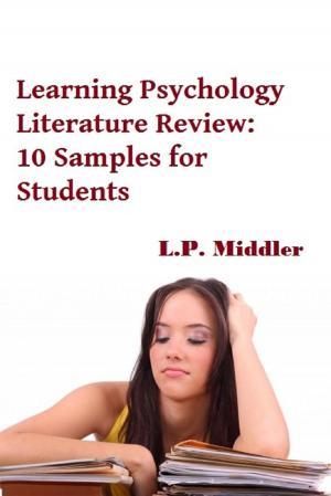 Book cover of Learning Psychology Literature Review: 10 Samples for Students