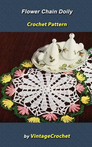 Cover of Flower Chain Doily Vintage Crochet Pattern