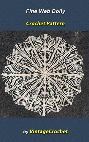Cover of Fine Web Doily Vintage Crochet Pattern