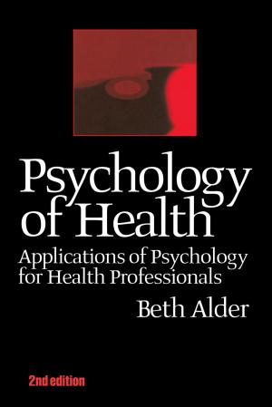 Book cover of Psychology of Health 2nd Ed