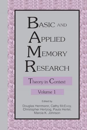 bigCover of the book Basic and Applied Memory Research by 