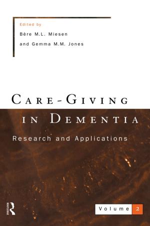 Cover of the book Care-Giving In Dementia 2 by Jean-Jacques Lecercle