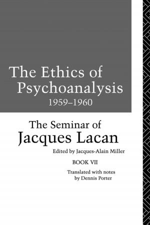 Book cover of The Ethics of Psychoanalysis 1959-1960