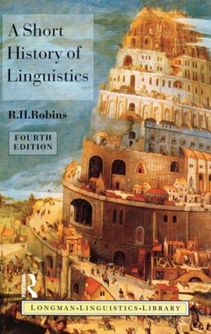 Cover of the book A Short History of Linguistics by Michael Alpert