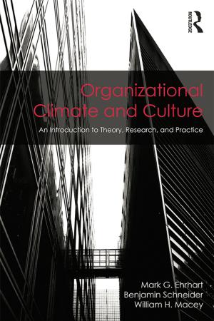 Cover of the book Organizational Climate and Culture by Chrissie Rogers