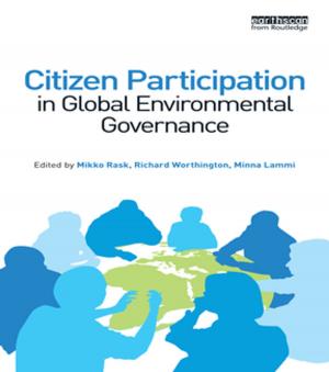 Cover of the book Citizen Participation in Global Environmental Governance by Anthony G. Picciano