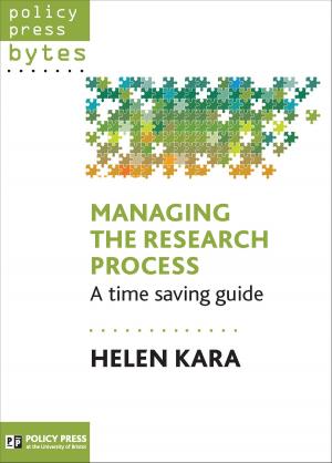 Cover of the book Managing the research process by Spicker, Paul