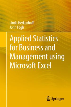 Cover of the book Applied Statistics for Business and Management using Microsoft Excel by Ilir Progri