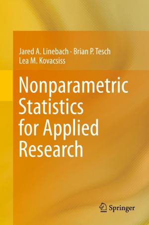 Cover of the book Nonparametric Statistics for Applied Research by Ruby Roy Dholakia