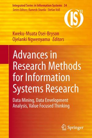 Cover of the book Advances in Research Methods for Information Systems Research by Calvin A. Colarusso
