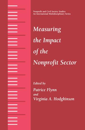 Cover of the book Measuring the Impact of the Nonprofit Sector by M.A. Hayat