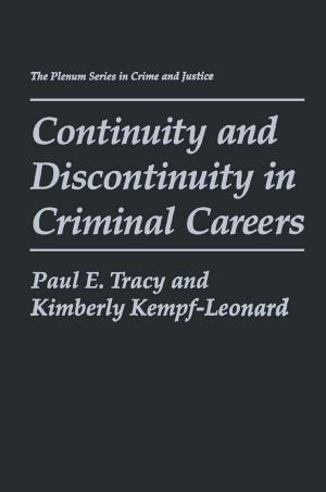 Book cover of Continuity and Discontinuity in Criminal Careers