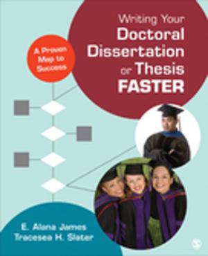 Cover of the book Writing Your Doctoral Dissertation or Thesis Faster by Professor Geoffrey C Elliott, Karima Kadi-Hanifi, Carla Solvason